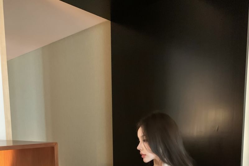 Floral Top Plain Tube