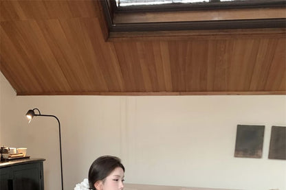 Strapless A-Line Striped Mini Dress