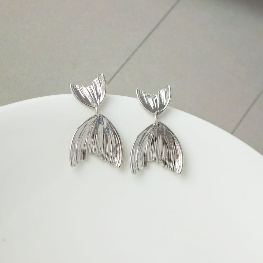 Clip-On / Tail Fish Earring Stud