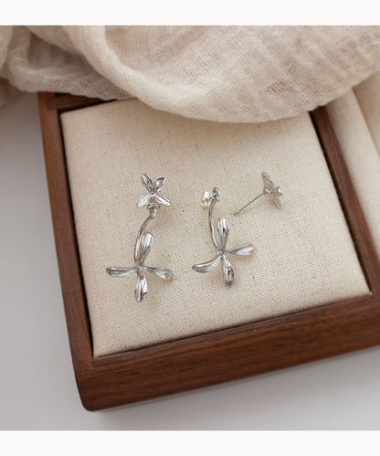 / Earring Clip-On Flower Drop