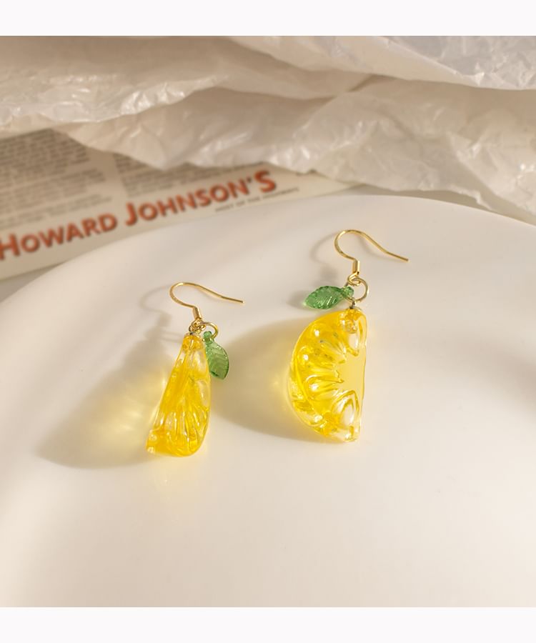 Earring Lemon Drop / Clip-On