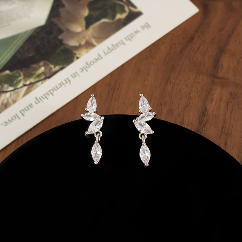 Drop / Rhinestone Earring Clip-On