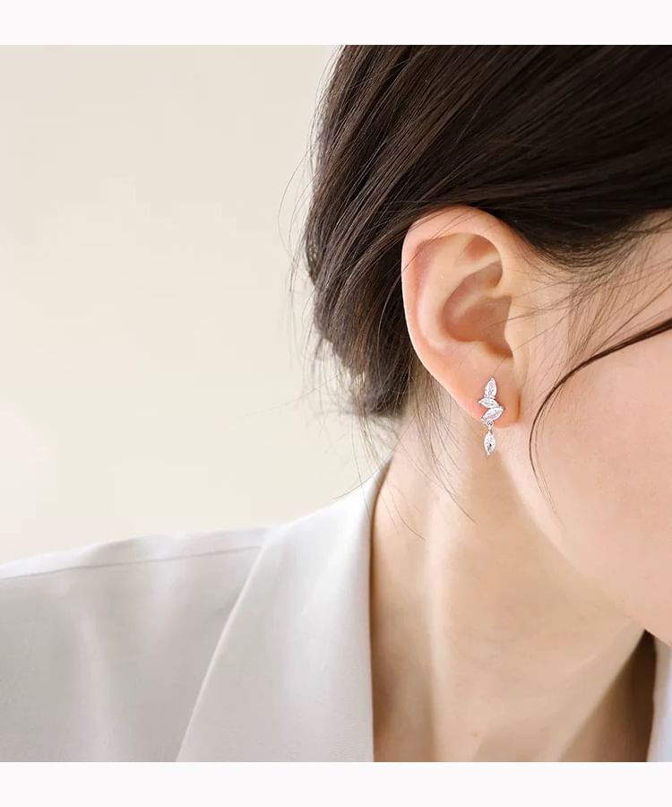 Drop / Rhinestone Earring Clip-On