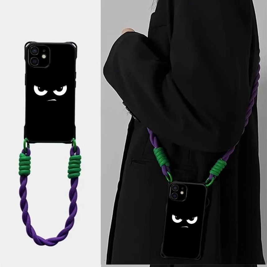 Phone Strap Lanyard / Case Eye Set Cartoon