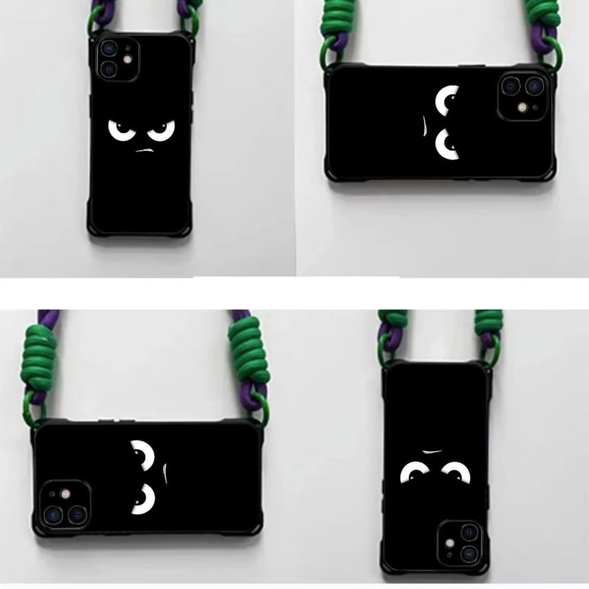 Phone Strap Lanyard / Case Eye Set Cartoon