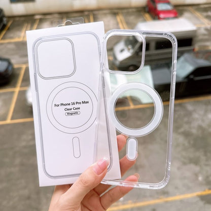 (Compatible Transparent Magnetic MagSafe) with Phone Case