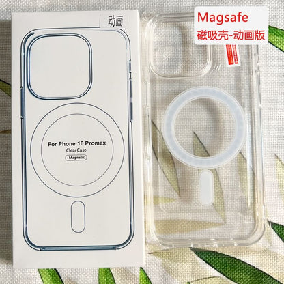 (Compatible Transparent Magnetic MagSafe) with Phone Case
