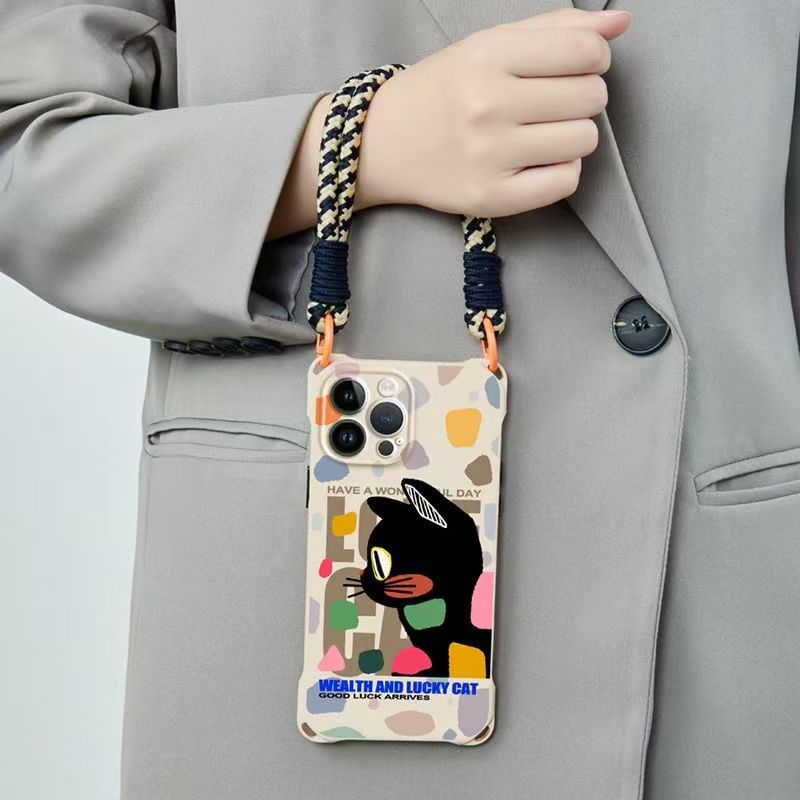 Phone Set Cat Case Lanyard / Strap