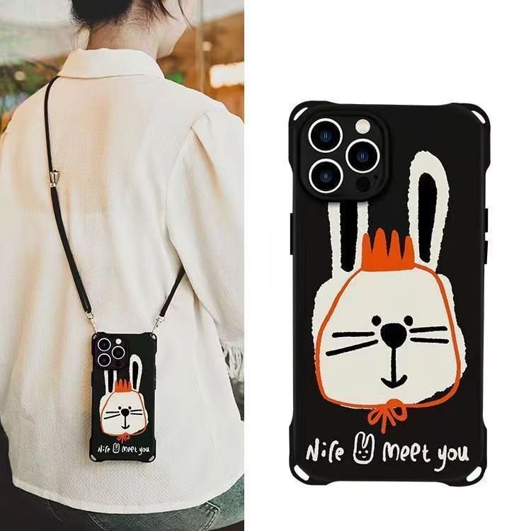 Phone Lanyard Set / Rabbit Case