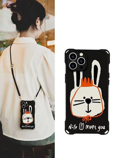 Phone Lanyard Set / Rabbit Case