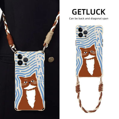 Lanyard Case Set Phone Cat /