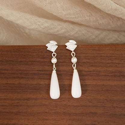 Designs) Gemstone Faux Fan (Various Cuff Earring Alloy Ear Drop / Rhinestone