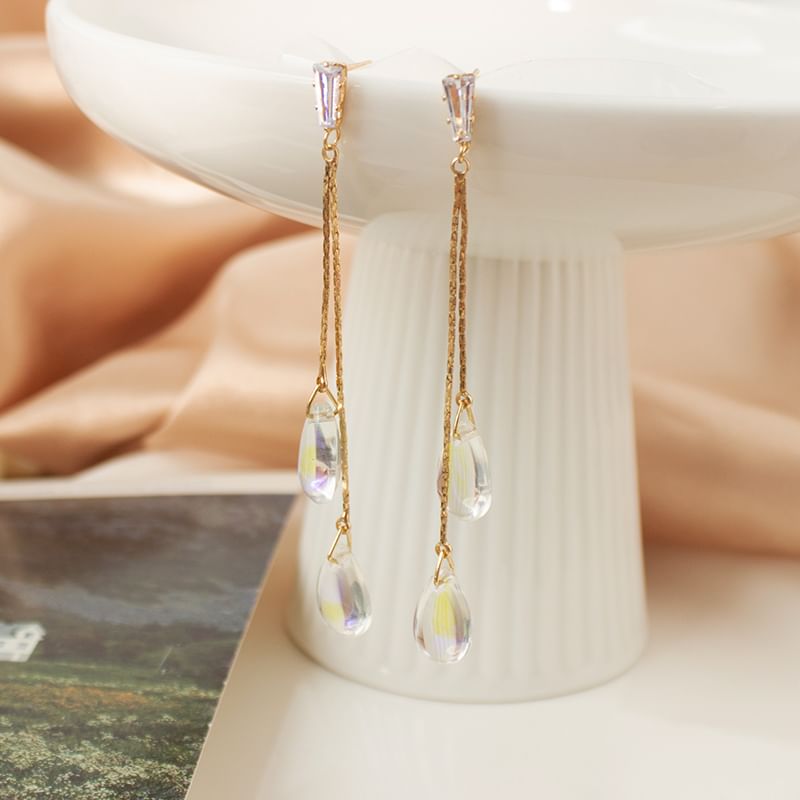 Earring Dangle Faux / Ear Cuff Alloy Crystal