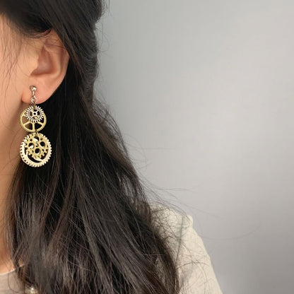 Designs) / Gear (Various Cuff Earring Ear Dangle Alloy