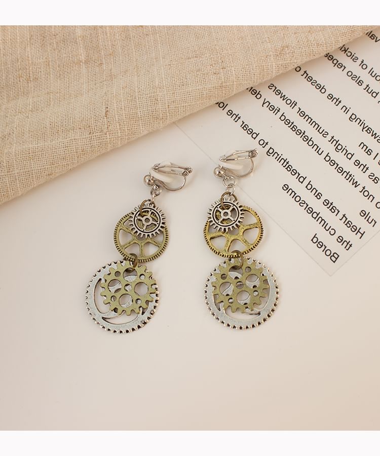Designs) / Gear (Various Cuff Earring Ear Dangle Alloy