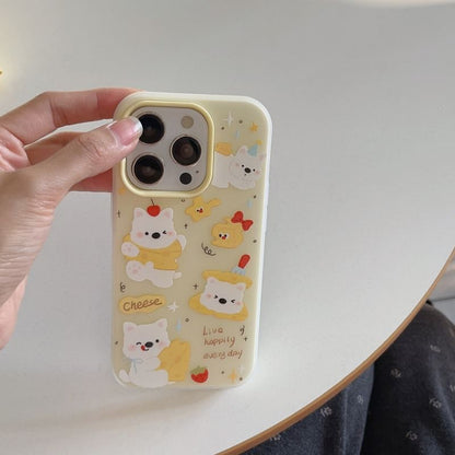 Cheese Case Phone / Dog Set Charm
