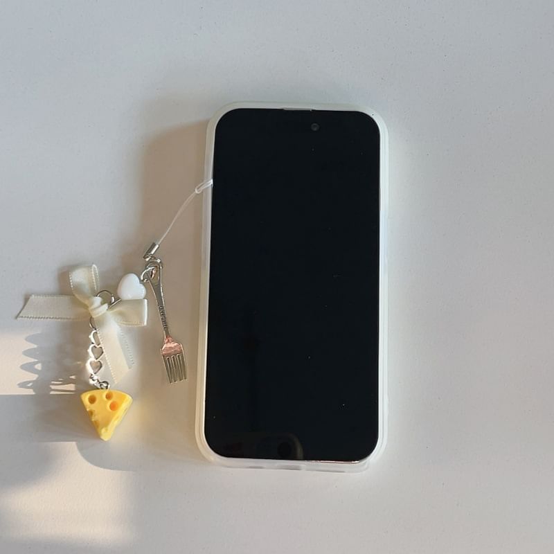 Cheese Case Phone / Dog Set Charm