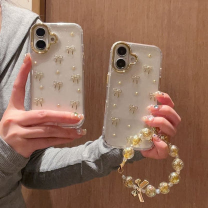 Phone Bow Case Metallic / Set Strap