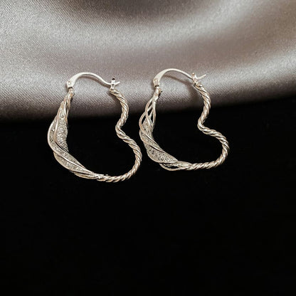 Alloy (Various Hoop Earring Designs) Twisted