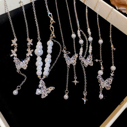 Faux Pearl Alloy Choker (Various Designs) Pendant