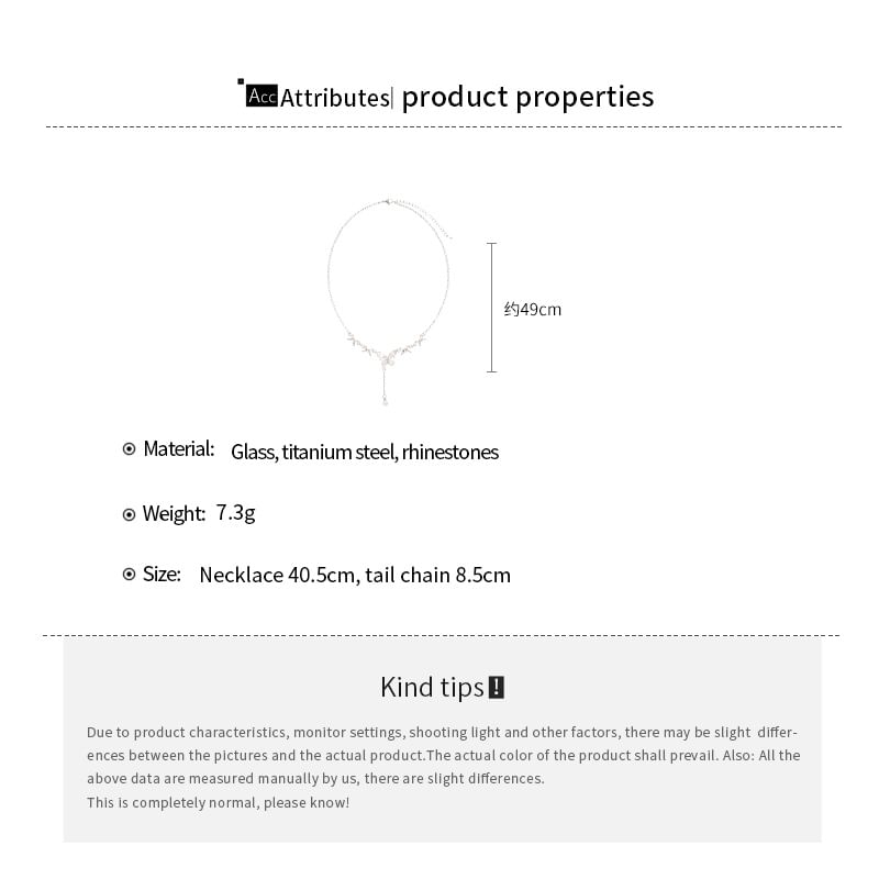 Faux Pearl Alloy Choker (Various Designs) Pendant