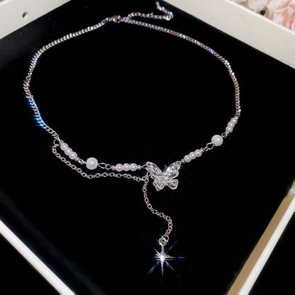 Faux Pearl Alloy Choker (Various Designs) Pendant