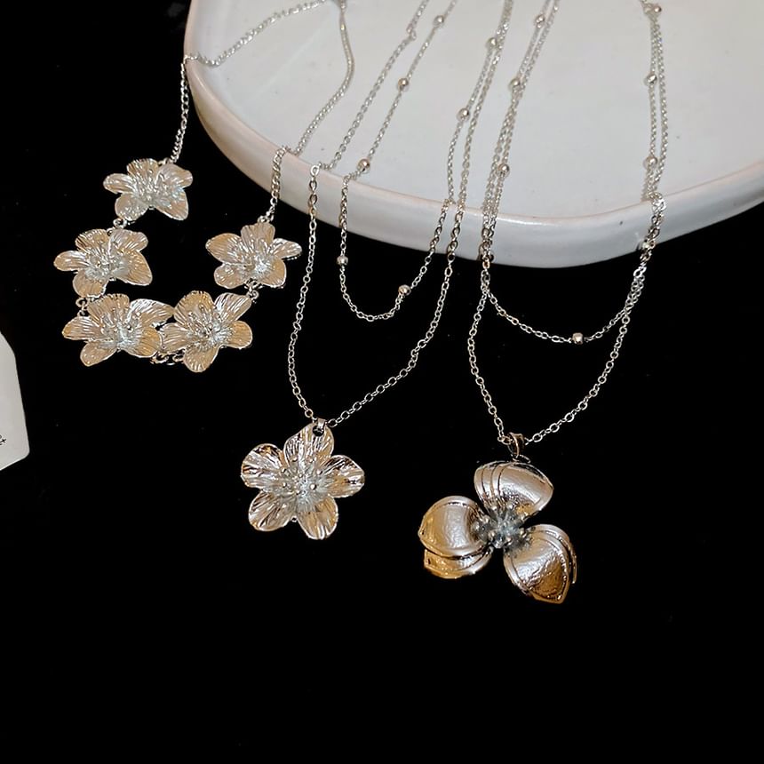 Floral Choker Alloy (Various Designs)