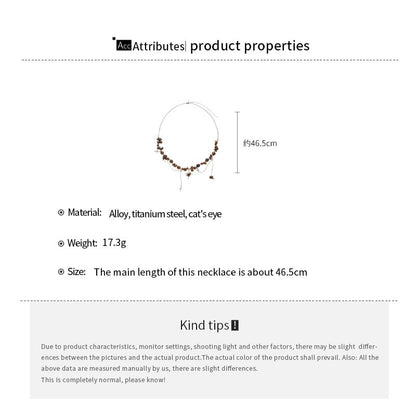 Faux Alloy Gemstone Star (Various Designs) Choker Bead Pendant