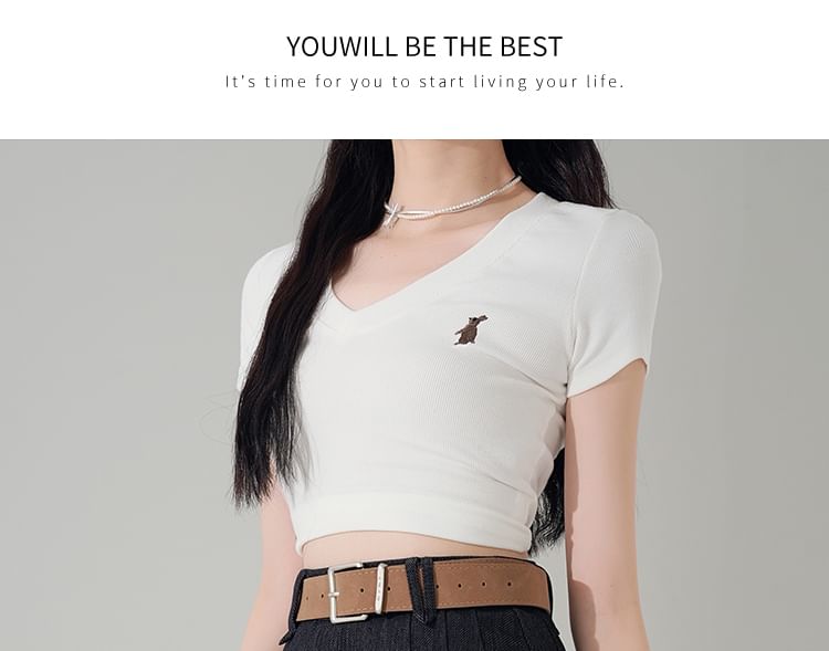 Denim Mini Pleated A-Line High Waist Skirt