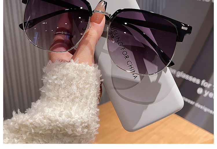 Pouch Half Frame / Sunglasses Fabric (Various Polarized Case Cleaning Cloth Designs) Set