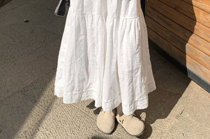 Two Two-Piece Mock Top Maxi High Waist / Short-Sleeve Tone