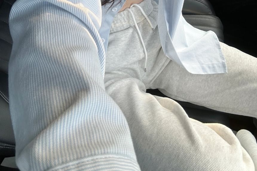 Shirt Striped Button-Up Long-Sleeve