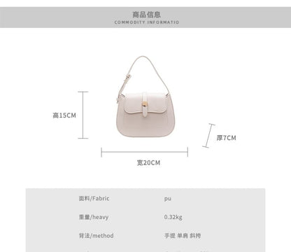 Crossbody Plain Faux Bag Leather Flap