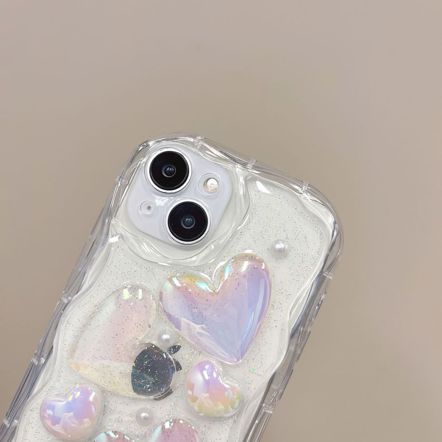 Heart Holographic Phone Case