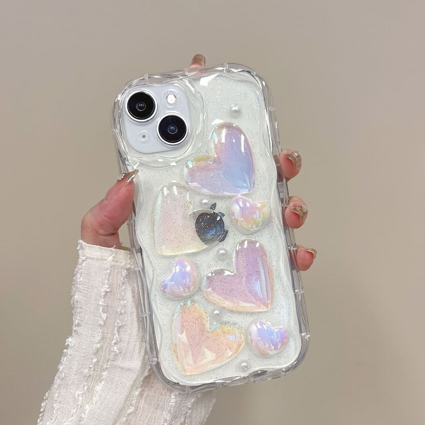 Heart Holographic Phone Case
