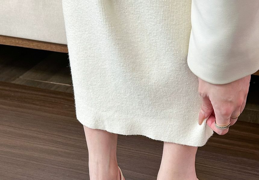 Kitten Slingback Heel Pumps Pointed Toe Buckled