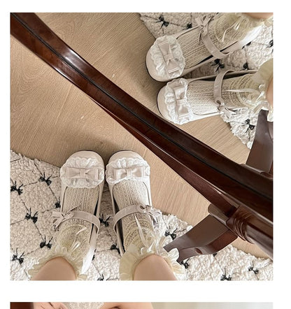 Jane Pumps Ruffle Bow Mary