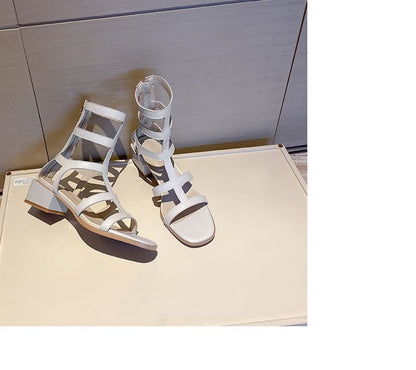 Block Heel Gladiator Sandals