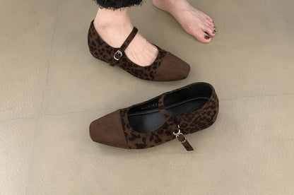 Hidden Cap Square Wedge Jane Toe Mary Pumps