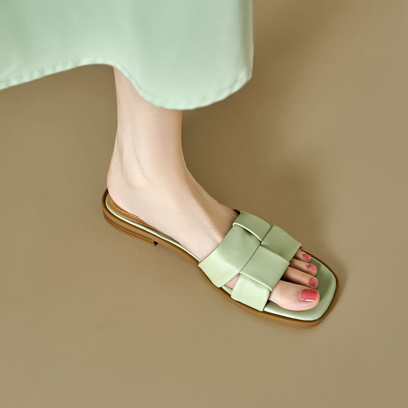 Woven Slide Sandals