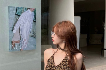 Striped Mini High Skirt Pencil Rhinestone Rise Denim