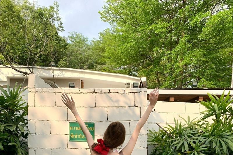 Halter Lace Panel Midi A-Line Dress Plaid Open Back