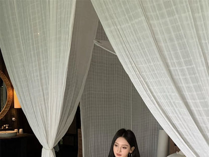 Plain Top Sleeveless Tank Mini Slim Neck Bodycon Scoop Asymmetrical Set: Fit + Dress