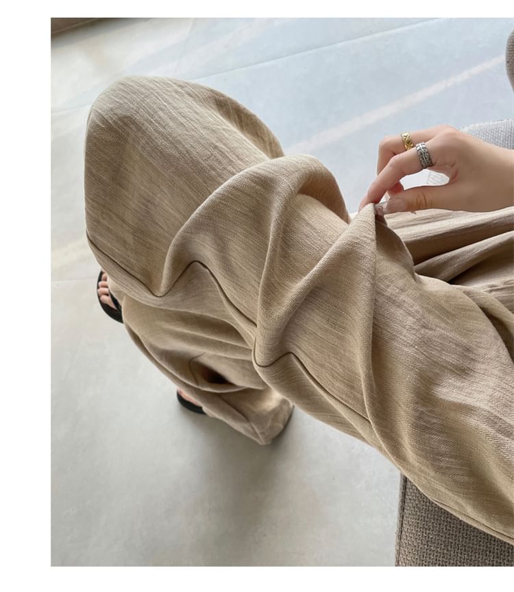 High Leg (Various Plain Designs) Wide Waist Dress Pants