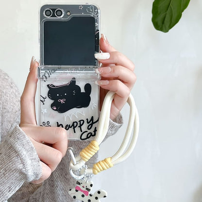 / Phone Strap Set Cat Case