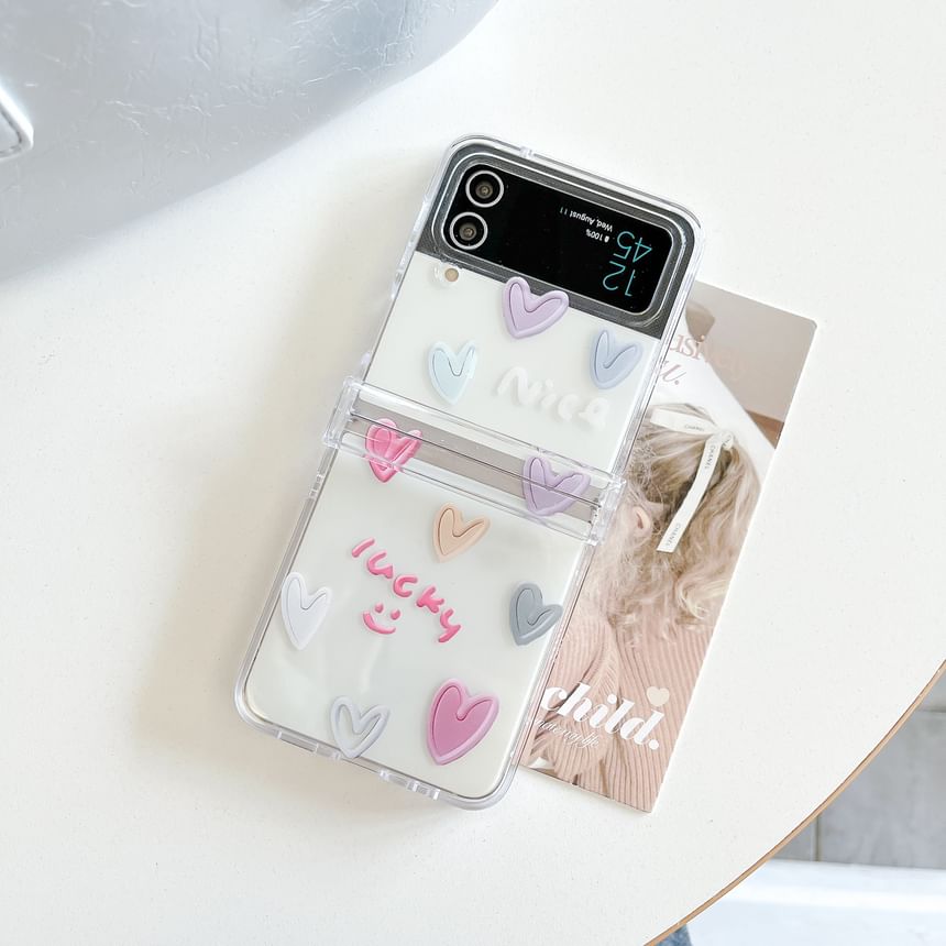 / Heart Bow Phone Case Set Strap