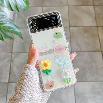 Set / Case Butterfly Phone Floral Strap