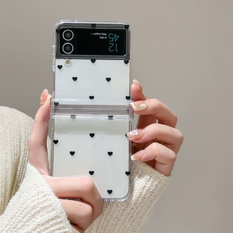 / Set Heart Strap Case Phone