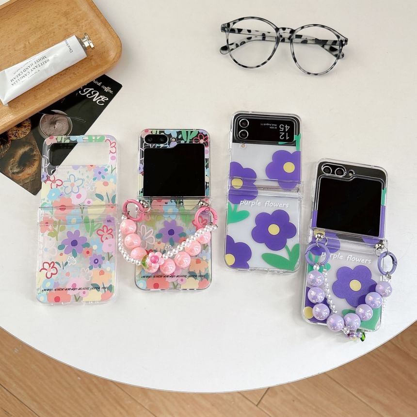 Strap Case Set Floral / Phone