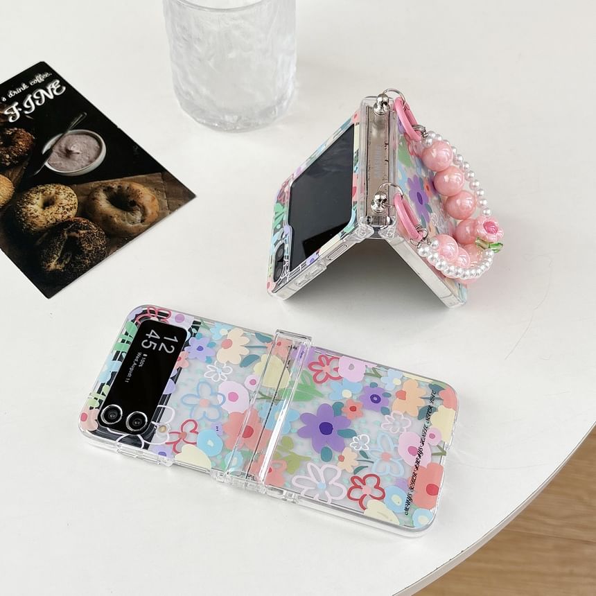 Strap Case Set Floral / Phone